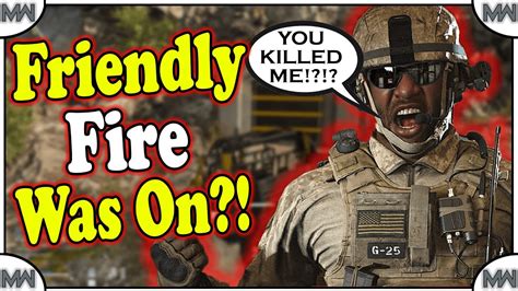 My Teammate Turned Friendly Fire On Call Of Duty Modern Warfare