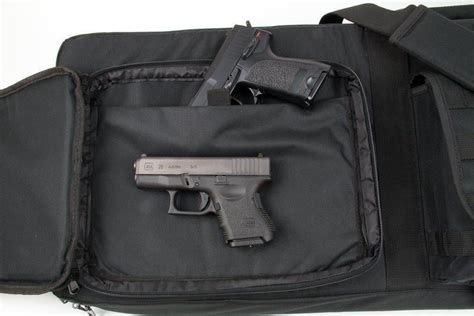 Large 3 Gun Soft Carry Case With Shooting Mat Holds Up To 42 Inch Rifle