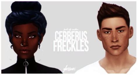 Cerberus Freckles By Glossari The Sims 4 Download Simsdomination
