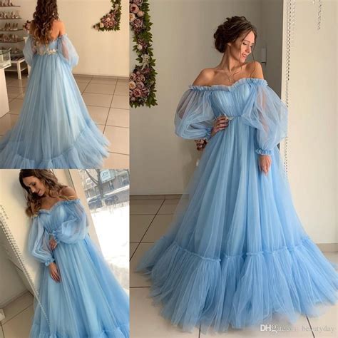 Discount Sky Blue Bridal Dresses 2019 Latest A Line Backless Bohemian