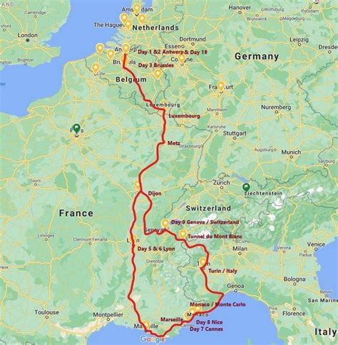 French Riviera 10 Day Road Trip Itinerary Christmas Edition Part 1