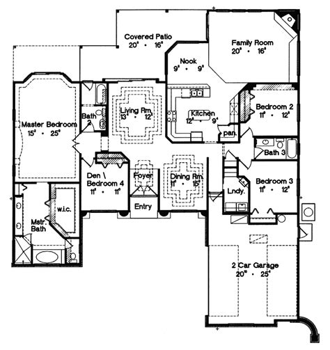Sea Ranch One Story Home Plan 047d 0144 Shop House Plans And More
