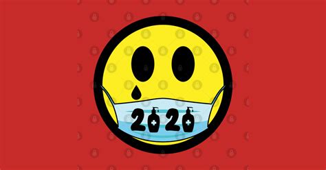 Sad Face Mask Emoji 2020 Quarantine 2020 Sticker