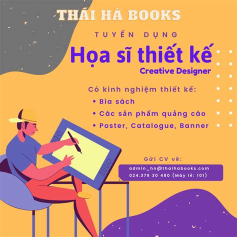 TuyỂn DỤng HoẠ SĨ ThiẾt KẾ HÀ NỘi Thái Hà Books