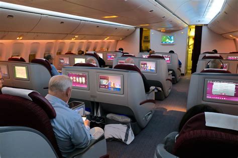Qatar Airways Business Class 777 Overview Qr714 Houston Doha