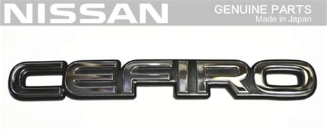 Nissan Genuine Cefiro A31 Rear Emblem Badge Oem Jdm Plaque Ebay