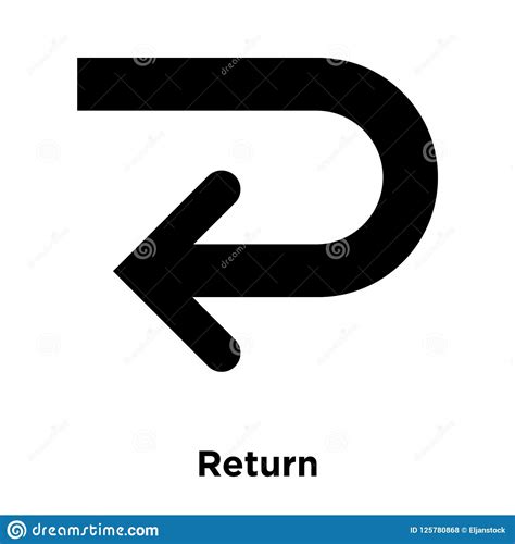 Return Icon From Collection Vector Illustration