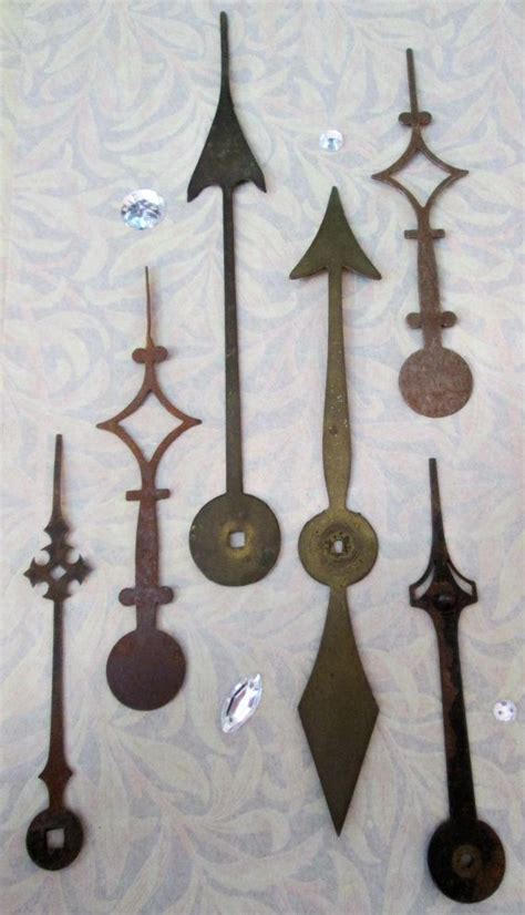 6 Large Antique Clock Hands Assorted Designs By Sallysclockhands