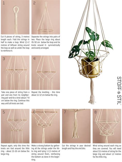 Simple Diy Macrame Plant Hanger For Beginners Her Crochet Macrame