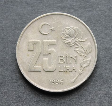 TURKIET 25 Bin Lira 1996 Nickel Mässing K 410218209 ᐈ Köp på