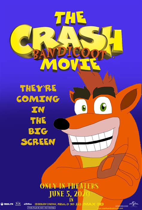 The Crash Bandicoot Movie Official Poster By Cartoonanimefan2000 On
