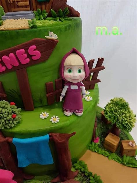 Masha And The Bear Cake Cake By Isabel Cakesdecor