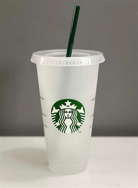 Starbucks Cold Cup Bulk Venti 24oz Clear Cups Starbucks Cold Etsy