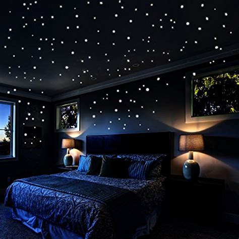 Glow In The Dark Stars Wall Stickers 730 Pcs Dots And Moon For The