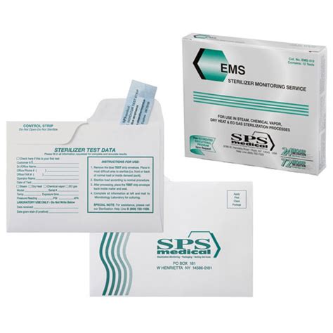 Get the most popular abbreviation for mail order medical supply updated in 2021. EMS Mail-In Sterilizer Monitoring Service, 12 Tests/Box. Certified for use | Dental Supplies