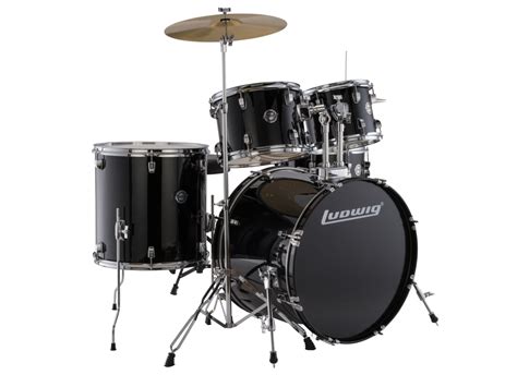 Ludwig Accent Drive Drum Kit With Hardware And Cymbals