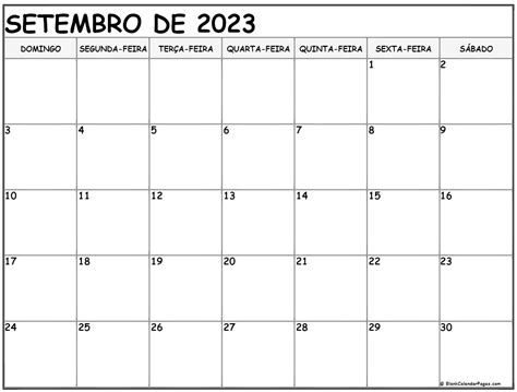 Setembro De Calendario Gr Tis Em Portugu S Calendario Setembro