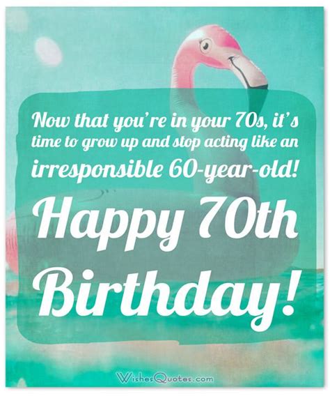 70th Birthday Wishes And Birthday Card Messages By Wishesquotes 70th