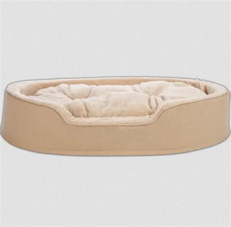 Harmony Cuddler Orthopedic Dog Bed In Khaki 43