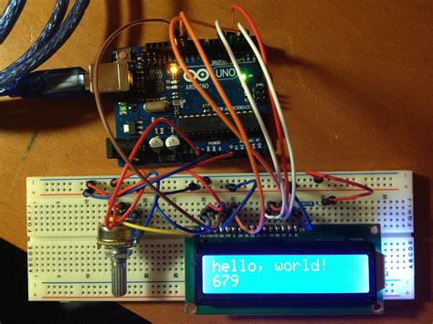 Arduino筆記4：在2x16 Lcd上顯示 Hello World訊息 天花板隨記