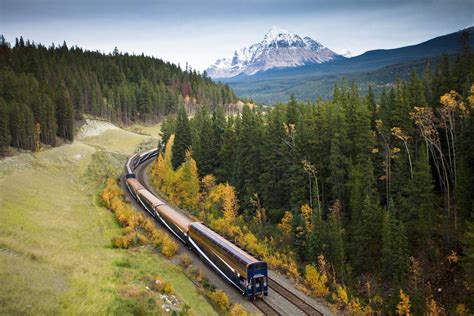 Canadian Rockies One Way Train Tours Banff Travel