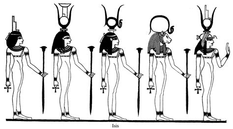 Egyptian Mythology Gods And Goddesses Free Printable Coloring Pages