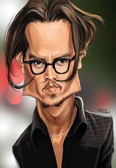 Johnny Depp Cartoon People Cartoon Faces Funny Faces Cartoon Art