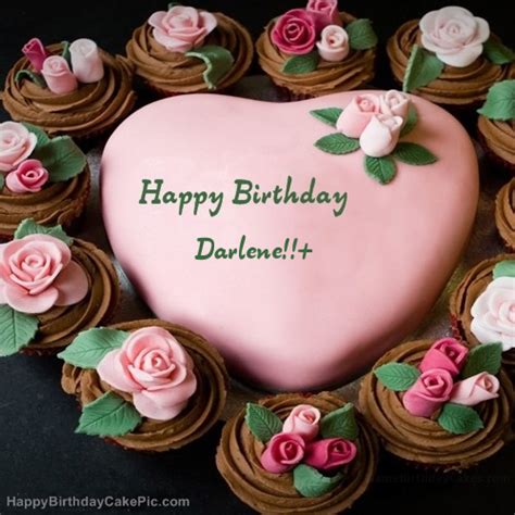 ️ Pink Birthday Cake For Darlene