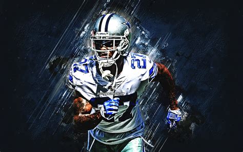 Ha Ha Clinton Dix Dallas Cowboys Nfl American Football Blue Stone