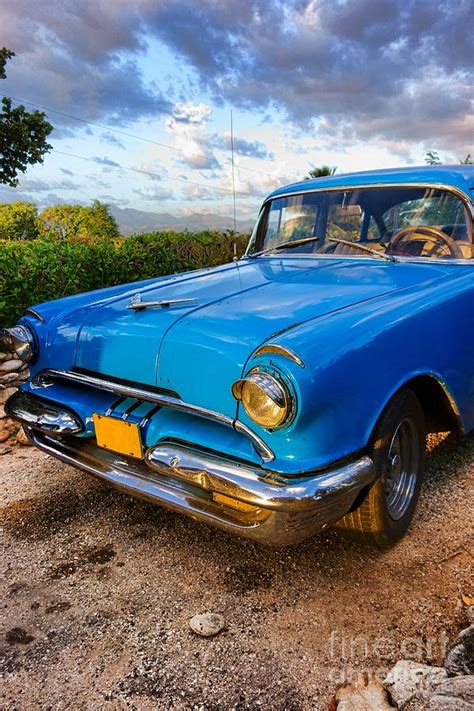 Old American Classic Car In Trinidad Cuba By Mikko Palonkorpi