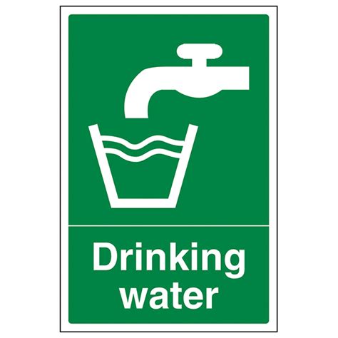 Drinking Water Signs Safety Signs 4 Less
