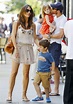 Xabi Alonso enjoys a day out with his family in Madrid | Daily Mail Online