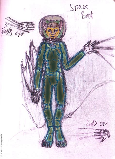 Space Anthro Bat Varia Colored By Lynxoyidua On Deviantart