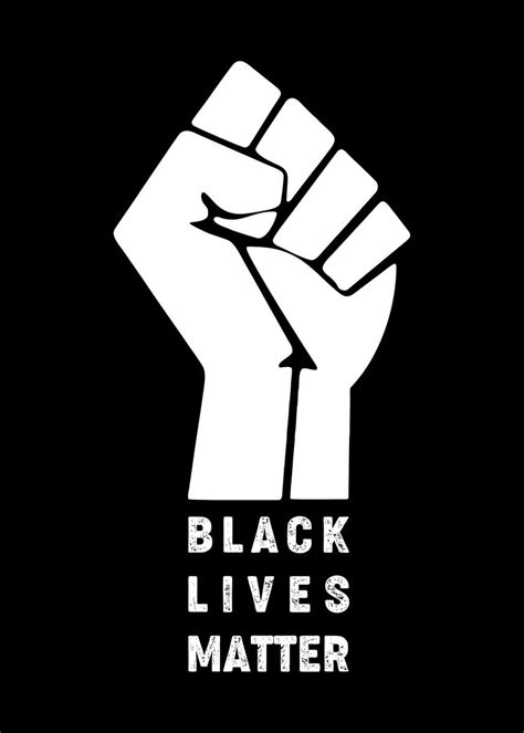 Black Lives Matter Poster By Anamaria Tudor Displate