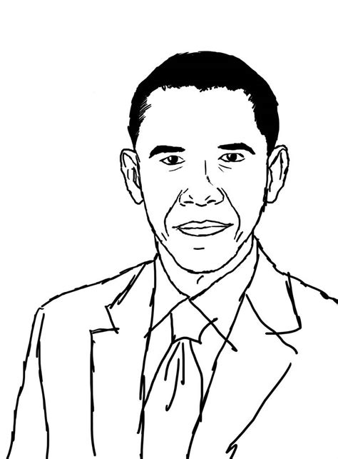 Barack Obama How To Draw Pencil Drawing Of President Barack Obama