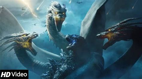 Godzilla Vs Three Headed Monster Scene Godzilla The King Of