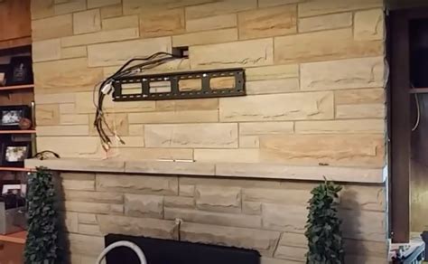 How To Hide Tv Wires Over Brick Fireplace Faq And Tutorial