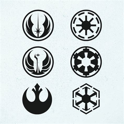 Star Wars Logo Collection Digital Downloadable Printable Etsy