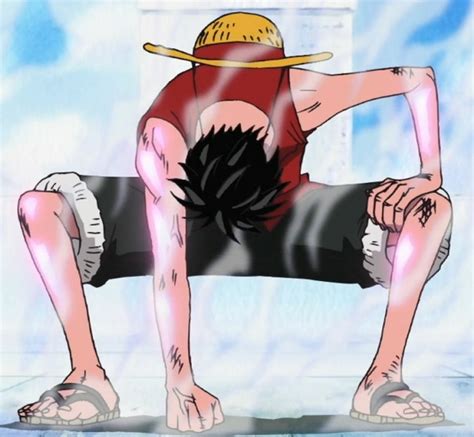 With incredible speed combined with ferocious power. Gom Gom/Gear - One Piece Wiki Italia
