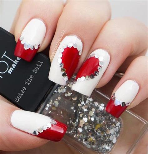 50 Valentines Day Nail Art Ideas Art And Design