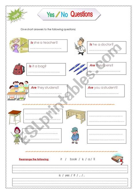 Yes No Questions With Verb To Be Esl Worksheet By Therry My Xxx Hot Girl