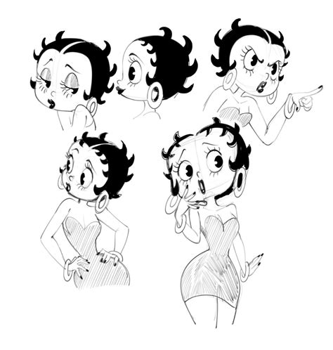 Betty Boop By Mickeymonster On Deviantart Art Reference Poses Drawing