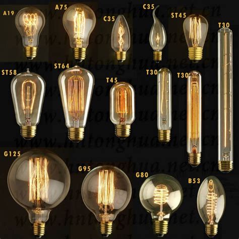 Differences Between Edison Bulbs Antique Light Bulbs Led Filament Bu