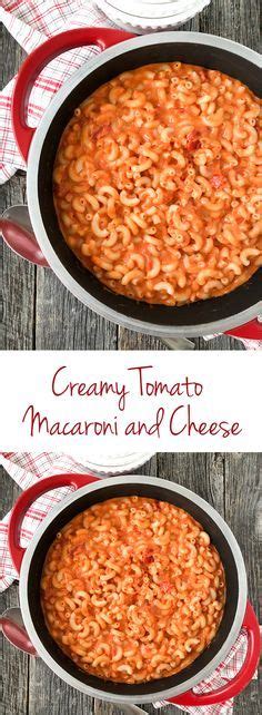 Ingredients 1 box macaroni and cheese (i prefer kraftthick and creamy or three cheese) 1 can cambell's condensed tomato soup boil macaroni as directed on the box, drain add condensed soup plus 1/2 of a can of water or. This Creamy Tomato Macaroni and Cheese can be on your ...