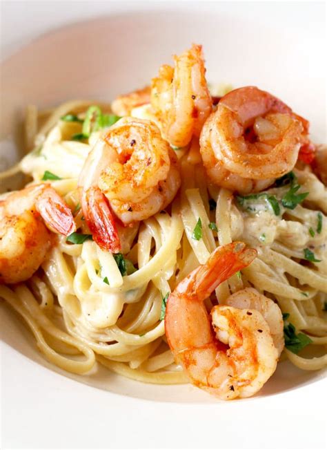 cajun shrimp alfredo pasta dinner under 30 minutes lemon blossoms