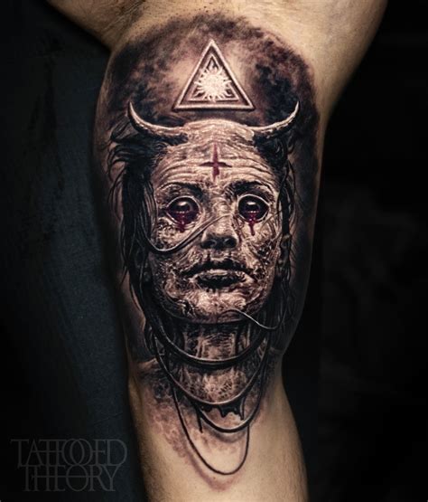tattooed by javier antunez me original art reference created by seth siro anton scary tattoos