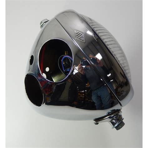 Miller Classic Motorcycle Miller 7 Chrome Headlight 2 Hole Complete