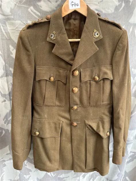 Original Ww2 British Army Service Dress Uniform Jacket Dental Corps