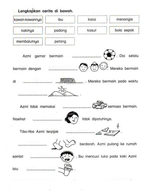 Lembaran Kerja Bahasa Melayu Tahun Malay Language Math Activities My Xxx Hot Girl