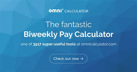 Biweekly Pay Calculator Salary Calculator